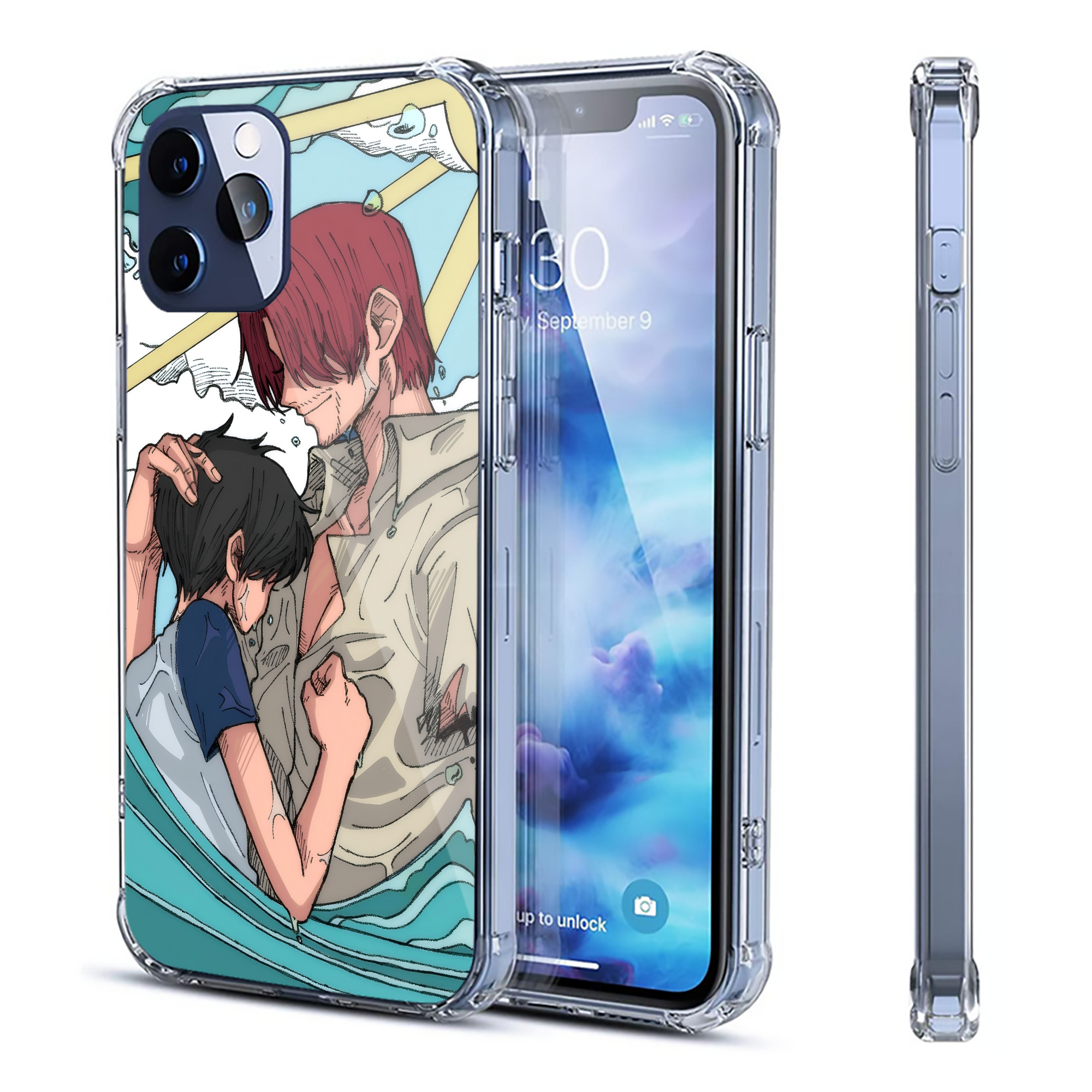 ワンピース ONE PIECE 【iPhone 12シリーズ対応】透明スマホケース（クリアソフトケース）
